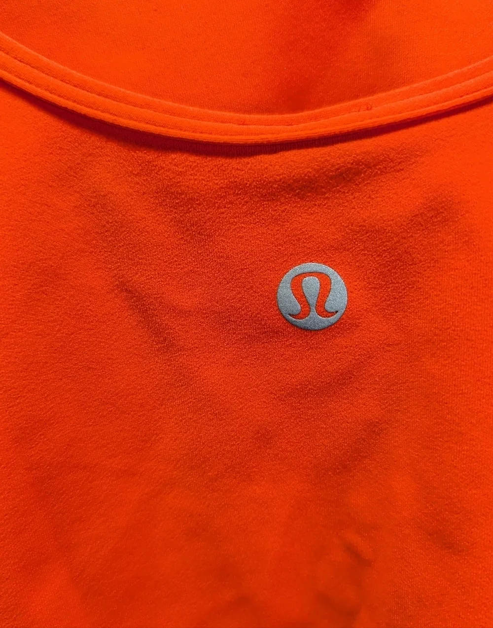 Lululemon Sonic Orange Align Long Sleeve Crop Top Size 12 EUC
